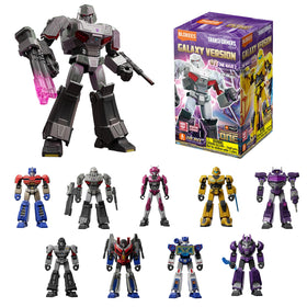 BLOKEES Transformers Galaxy Version 07 model kit showcasing 9 characters for display.