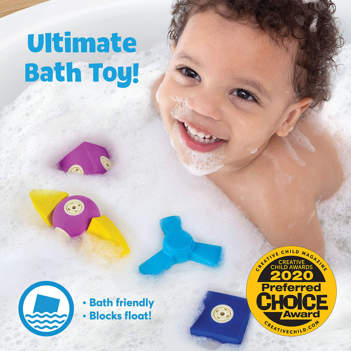 Blockaroo blocks use toddler-safe materials for durable, gentle play