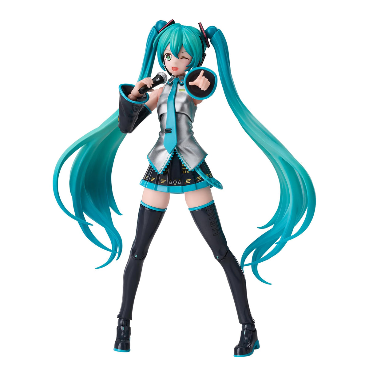 BLOKEES Fantastics Hatsune Miku outfit front view shows authentic details for display and collection