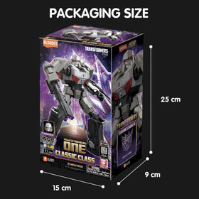 BLOKEES Megatron with light up eyes and chest for dramatic display