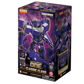 Blokees Megatronus Classic model kit assembly highlights intricate details for display and collection.