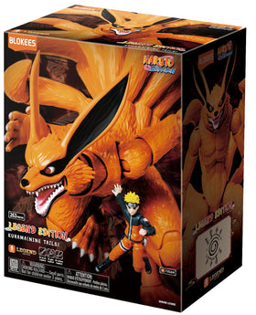 Blokees Naruto Kurama crouching figure with full fur detail for striking display