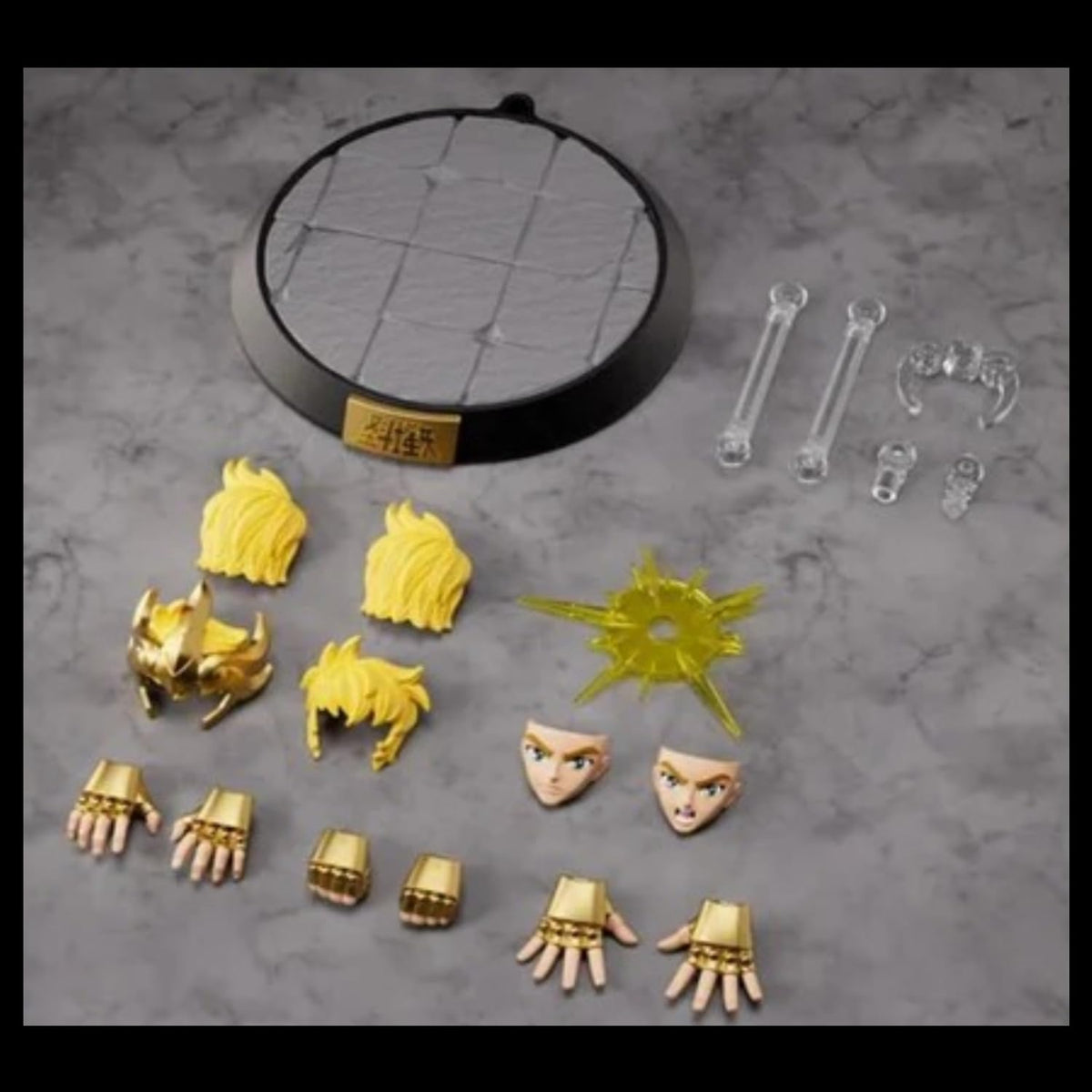 BLOKEES Saint Seiya Leo Aiolia snap-together kit preview for quick assembly