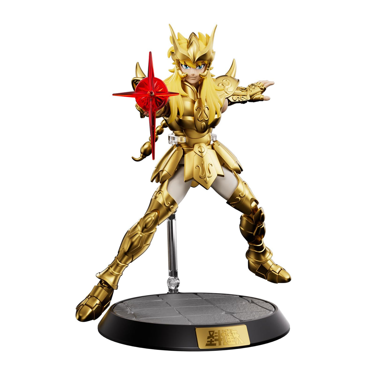 BLOKEES Saint Seiya Miro interchangeable faces create an authentic manga look.