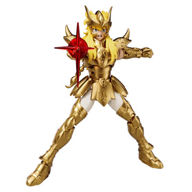 BLOKEES Saint Seiya Miro pose highlights precise articulation for dramatic battle recreations.