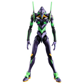 BLOKEES EVA-01 Test Type figure front view for collectors and dynamic posing.