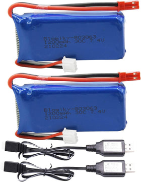 Blomiky 7.4V 1200mAh battery for RC drone offers steady performance.