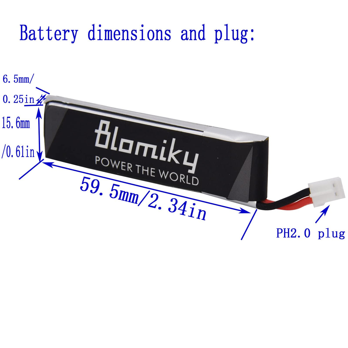 Blomiky 80C discharge enables quick throttle response