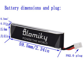 Blomiky 80C discharge enables quick throttle response