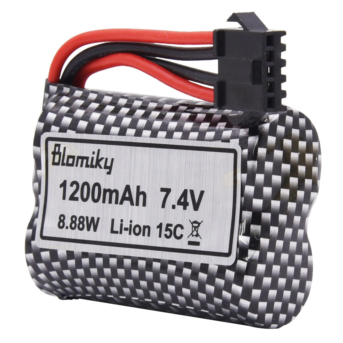 Blomiky battery dimensions 56x37x19mm for precise fit
