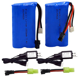 Blomiky H101 battery with SM-2P plug for reliable RC boat power