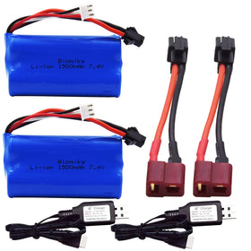 Blomiky T-plug adapter cable; enables compatibility with various RC trucks.
