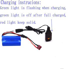 Blomiky USB charging cable with IC protection; safe charging for RC batteries.