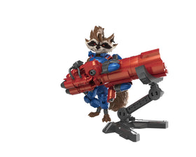 BLOKEES Marvel Rivals Rocket Raccoon model kit front view for display-ready detail