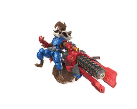 BLOKEES Rocket Raccoon figure pose options for dynamic display