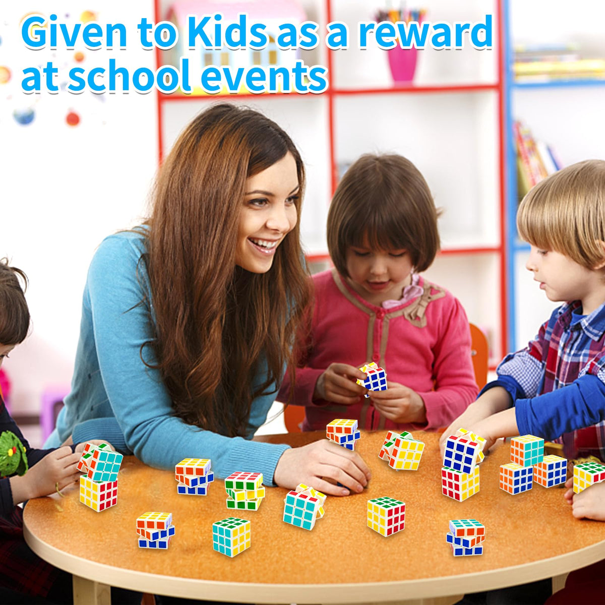 Bloolilies 48-pack mini cubes in colors for classroom rewards
