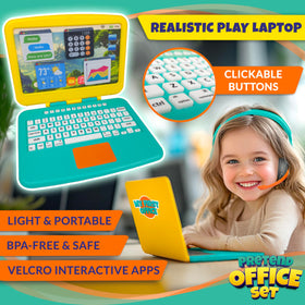 BLOONSY smartphone with engaging sounds for realistic business calls during play.