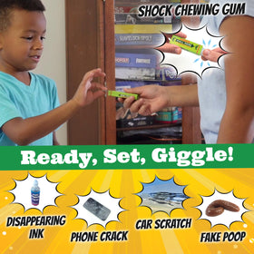 BLOONSY Shocking Gum Prank sparks laughter with safe shocks