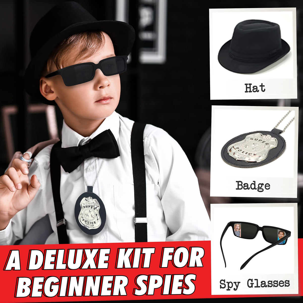 BLOONSY Spy Kit detective notebook organized note-taking example