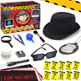 BLOONSY Spy Kit kids fingerprint lab illustrating hands-on detective learning