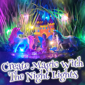 Bloonsy Unicorn Fairy Garden Kit crafting area for hands-on art learning.