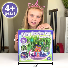 Bloonsy Unicorn Fairy Garden Kit figures add whimsy and decorative flair.