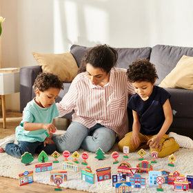 Blosssound family-friendly city play encourages bonding during playtime.