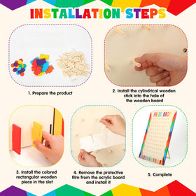 Blosssound prize drop board colorful disks spark lively, family-friendly play sessions.