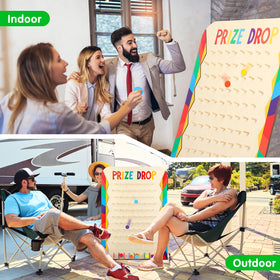 Blosssound prize drop board foldable design for easy storage and transport.
