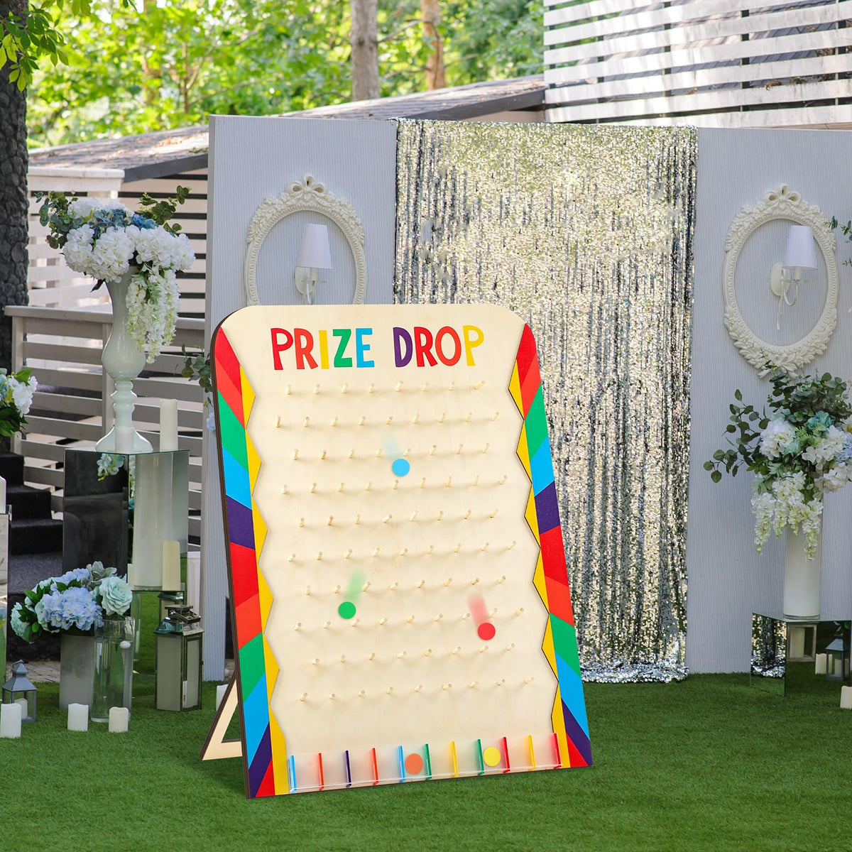 Blosssound prize drop board large play area suits group games.