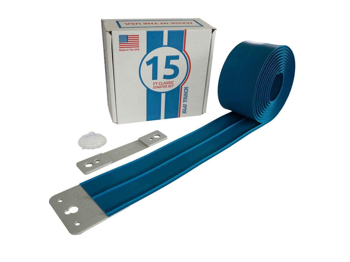 Blu Track Classic 15-Foot Coil, two-lane surface for flexible racing layouts.