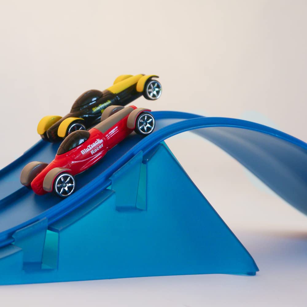Blu Track quick setup and tear down in seconds for easy storage.