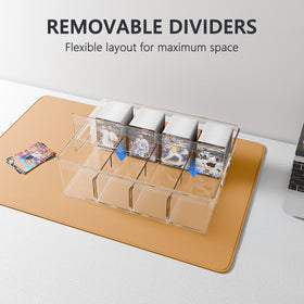BluBrk drawer pulls out smoothly for quick card access.