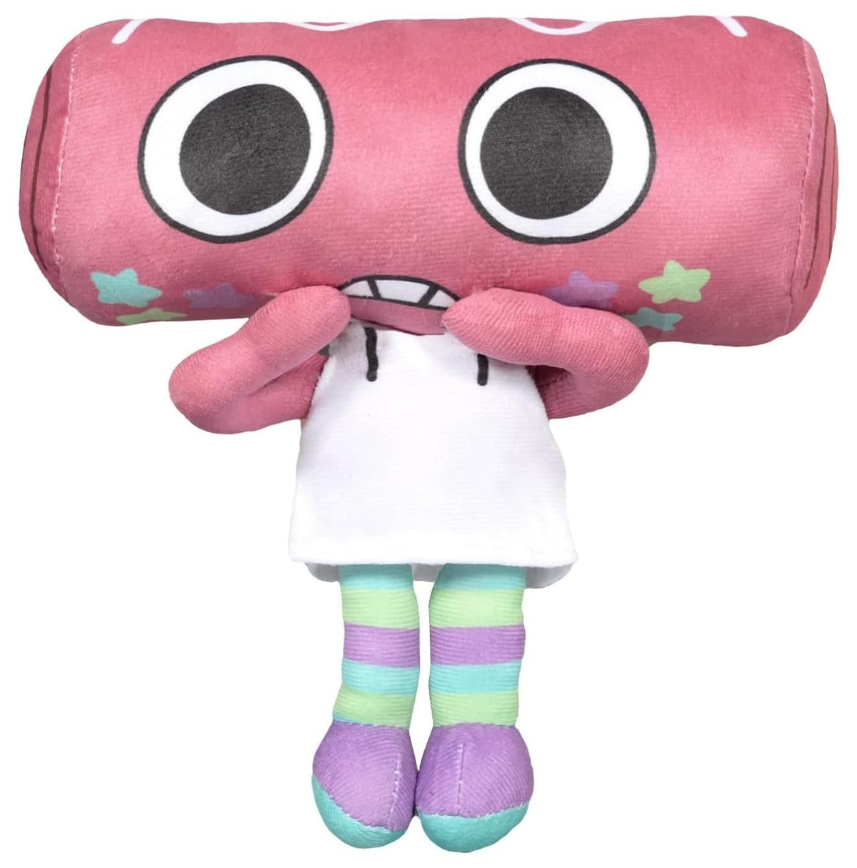 Blue Bare Dandy's adorable plush toy face with large expressive eyes, perfect for cuddling.