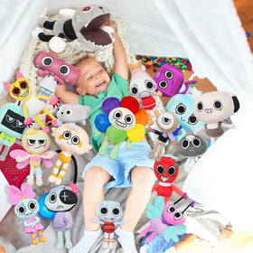 Blue Bare Dandy plush is lightweight for easy display on beds or shelves.