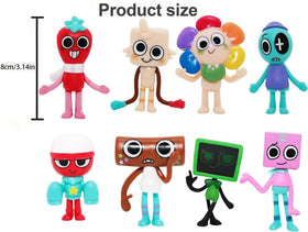 Blue Bare Dandy's action figures provide versatile workspace decor and gifts.