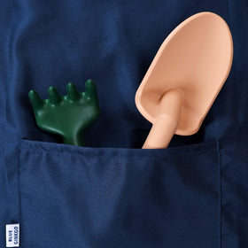 Blue Ginkgo strawberry sand mold adds colorful shapes for sand play sessions.