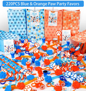 Blue Hydrangea blue paw favors slap bracelets deliver easy, interactive fun.