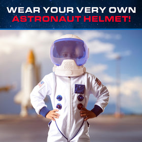 Blue Marble helmet includes a foam pad to fit comfortably during dress-up.