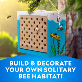 Blue Marble bee habitat kit paint colors for vibrant, personalized outdoor art