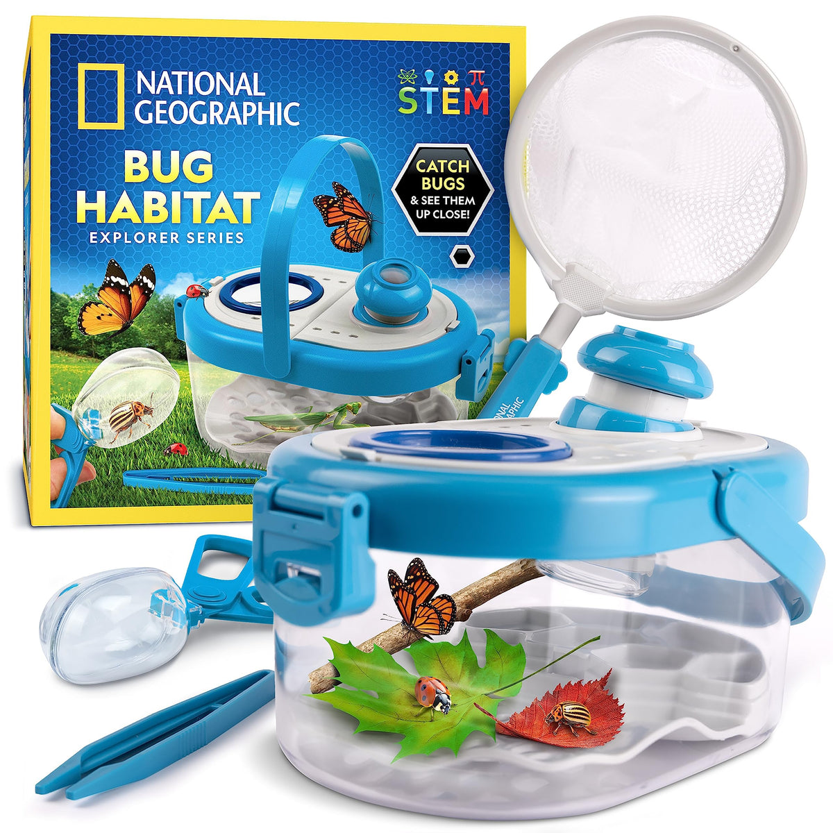 Blue Marble bug catcher kit open habitat for easy observation outdoors
