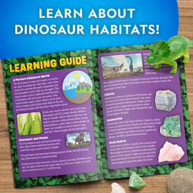 Blue Marble Dinosaur Terrarium stickers decorate the scene with color