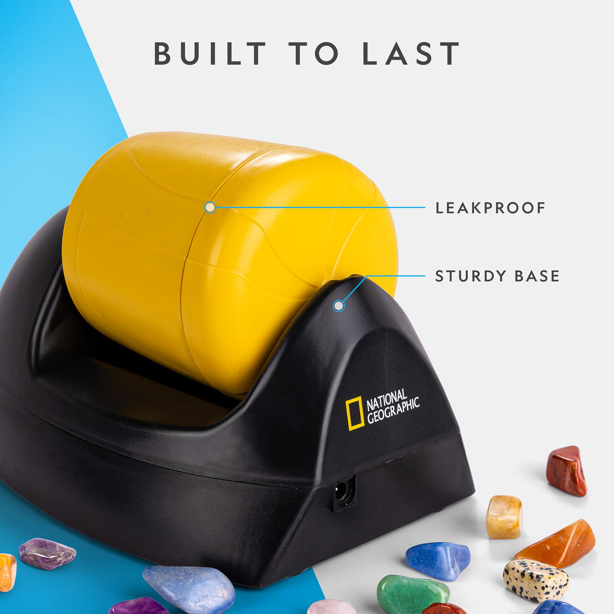 Blue Marble four-stage silicon carbide grit pack provides complete polishing setup.