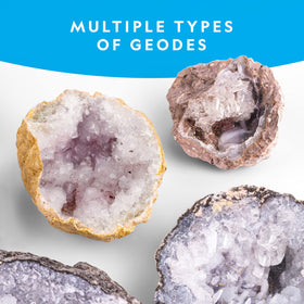 Blue Marble learning guide explains geode science in kid friendly terms.