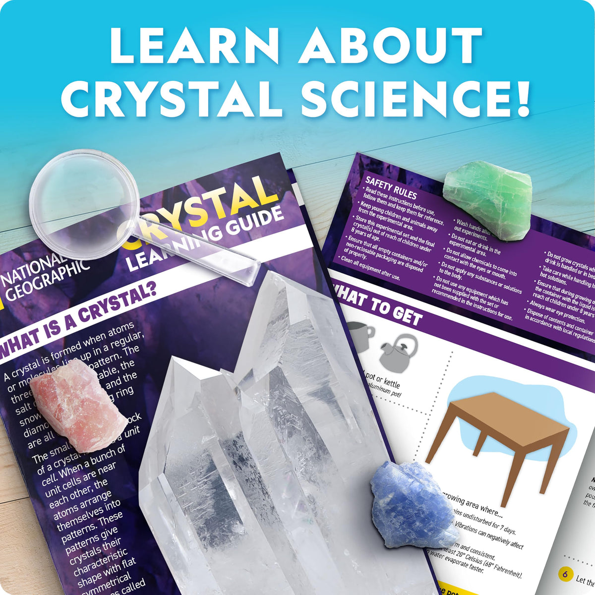 Blue Marble crystals grow in 3–4 days for quick, colorful results.