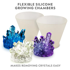 Blue Marble National Geographic Mega Crystal Growing Kit includes real gemstones for hands-on learning.