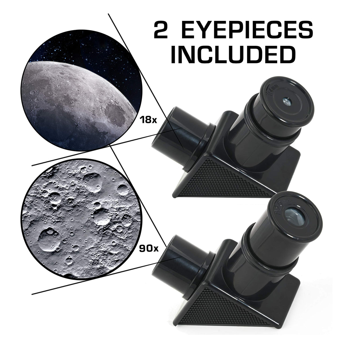 Blue Marble finder scope helps kids locate lunar features with ease