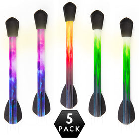 Blue Marble National Geographic air rocket refill with five LED rockets for extended outdoor play.