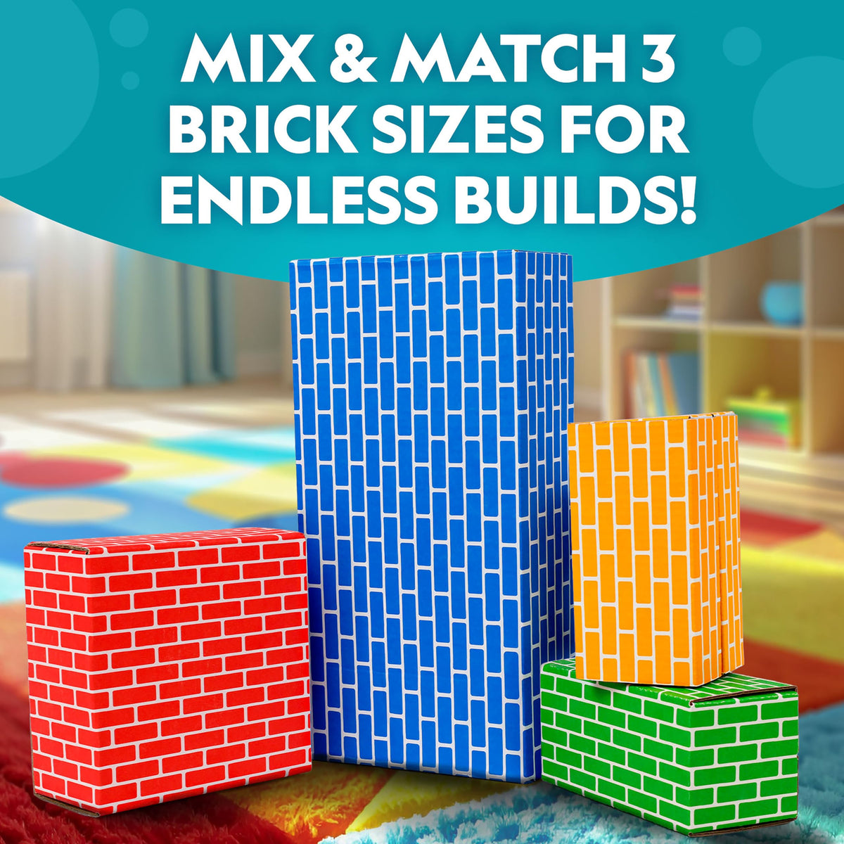 Blue Marble colorful bricks boost creative building sessions with friends and family