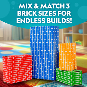 Blue Marble colorful bricks boost creative building sessions with friends and family